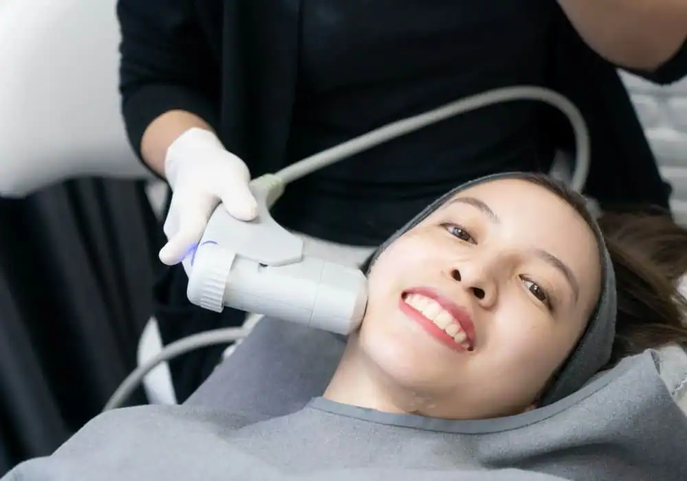 HIFU treatment Kensal Town in progress