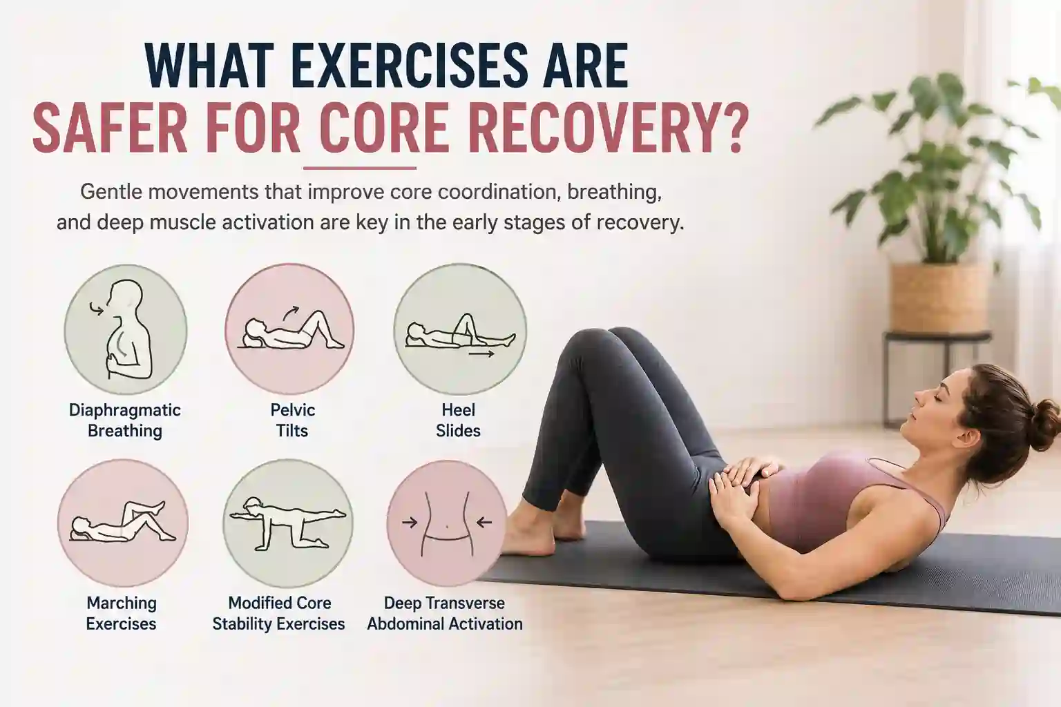 Which exercises may help diastasis recti Kensal Town?